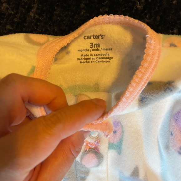 Baby Girl PJ Bundle (8 PJs) Sizes 0-3 and 3 Months - Picture 5 of 13